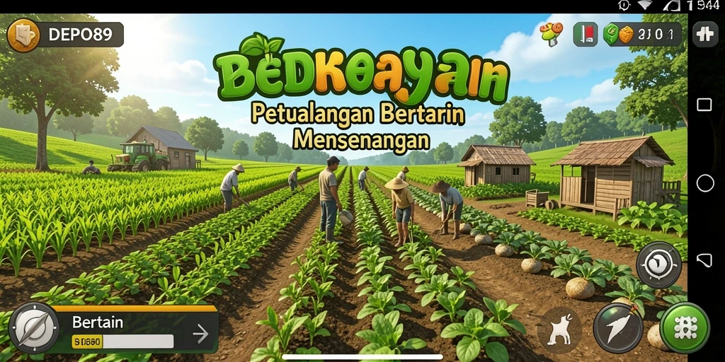 Tampilan antarmuka permainan DEPO89 yang menarik dan fungsional.