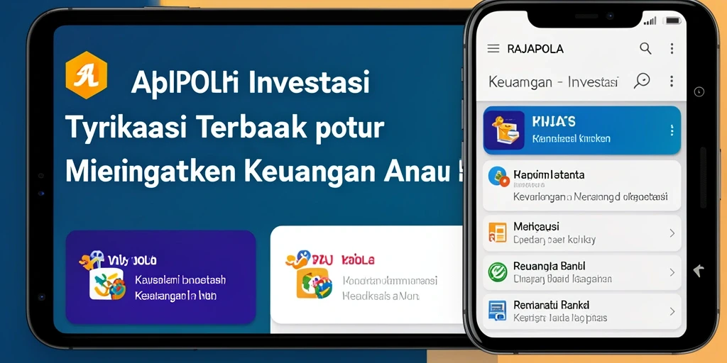Antarmuka RAJAPOLA menampilkan fitur Investasi yang lengkap dan informatif.