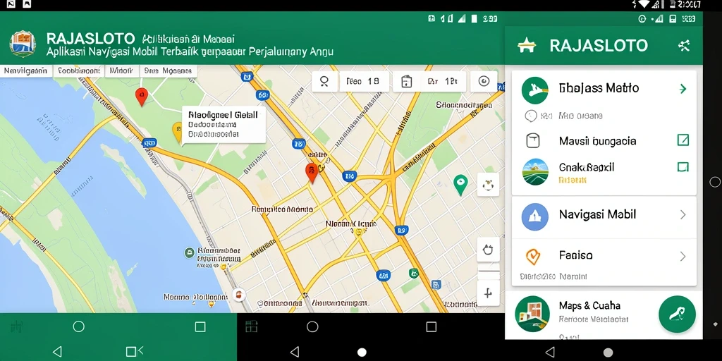 Tampilan antarmuka RAJASLOTO dengan fitur Navigasi Mobil yang intuitif.